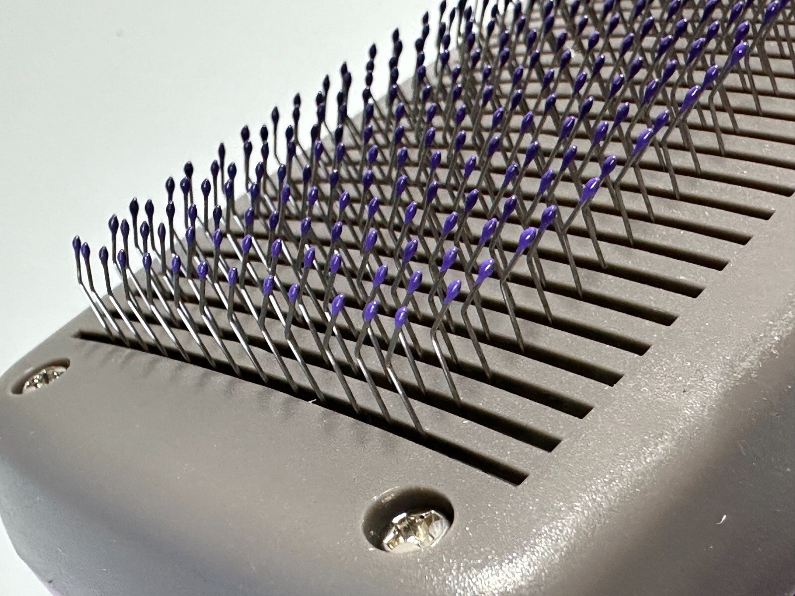Self Cleaning Dog Cat Slicker Brush Grooming Fur Comb Shedding Hair